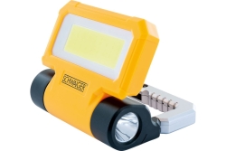 Schwaiger 2 in 1 LED Arbeitsleuchte 300 Lumen Schwarz/Gelb