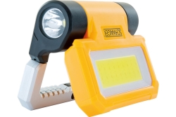 Schwaiger 2 in 1 LED Arbeitsleuchte 300 Lumen Schwarz/Gelb