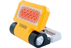 Schwaiger 2 in 1 LED Arbeitsleuchte 300 Lumen Schwarz/Gelb