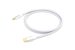 Equip Kabel USB-C3.2->C Gen2 4K PD100W St/St 0.50m weiß