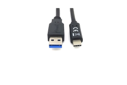 Equip Kabel USB-A3.2->C Gen1 3A St/St 2.00m schwarz
