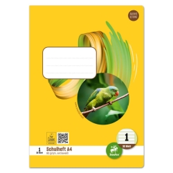 Heft LIN1 - A4, 32 Blatt, 80g/qm, liniert