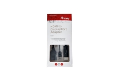 Equip HDMI->DP/USB-A 4K/60Hz Bu/St 0.15m schwarz