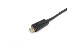 Equip HDMI->DP/USB-A 4K/60Hz Bu/St 0.15m schwarz