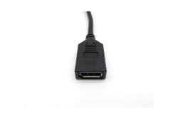 Equip HDMI->DP/USB-A 4K/60Hz Bu/St 0.15m schwarz