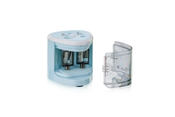 Peach Elektrischer Stiftspitzer PO102 universal blau