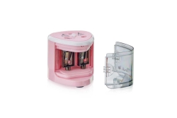 Peach Elektrischer Stiftspitzer PO102 universal pink