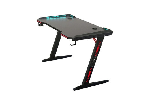 Raptor Gaming-Tisch GT100 120x60cm RGB schwarz