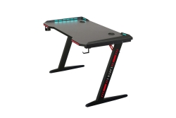 Raptor Gaming-Tisch GT100 120x60cm RGB schwarz
