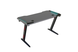 Raptor Gaming-Tisch GT100 120x60cm RGB schwarz