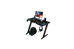 Raptor Gaming-Tisch GT100 120x60cm RGB schwarz
