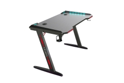 Raptor Gaming-Tisch GT100 120x60cm RGB schwarz