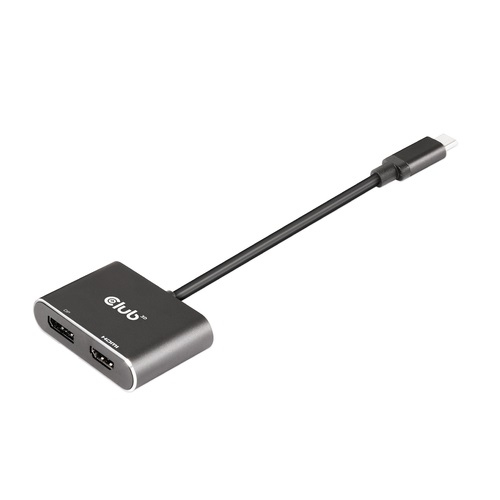 Club3D MST-Hub USB 3.2 Typ C > DP/HDMI 4K60Hz St/Bu retail