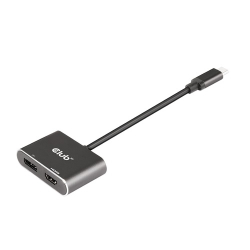 Club3D MST-Hub USB 3.2 Typ C > DP/HDMI 4K60Hz St/Bu...