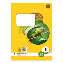 Heft LIN6 - A5, 32 Blatt, 80 g/qm, blanko