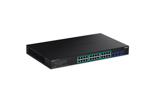 TRENDnet Switch 28-Port Gigabit Web Smart PoE+ w.10G SFP+