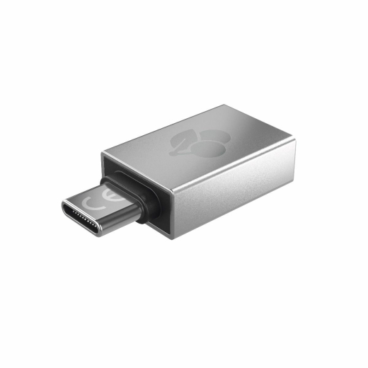 CHERRY USA USB-A -> USB-C Adapter silber