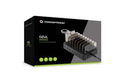 CONCEPTRONIC Ladegerät 8Port 6xUSB-A/2xC Multi 75WPD3.0 sw