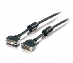 Equip DVI-D Kabel DL Erweiterung 1920x1200 St/Bu 1.80m sw...