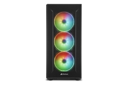 Sharkoon Gehäuse TG6M RGB ATX 1xGlas schwarz