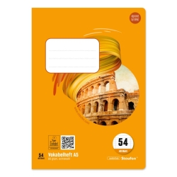 Vokabelheft - LIN54, A5, 40 Blatt, 80 g/qm, 9 mm liniert...