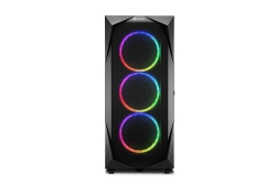 Sharkoon Gehäuse REV300 ATX/E-ATX 2xGlas schwarz