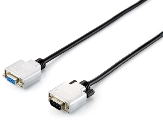 Equip VGA Kabel 1920x1080/60Hz Erweit. St/Bu 3.00m schwarz Polybeutel