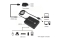 CONCEPTRONIC 4-Port Hub USB-A3.0->3xA2.0/A3.0/DC o.Netz. sw