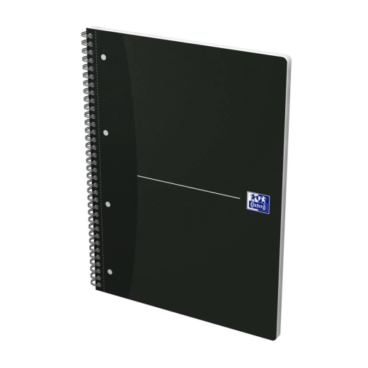 Office Collegeblock - A4, kariert, schwarz