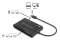CONCEPTRONIC Kartenleser USB-A2.0->7-in-1 schwarz
