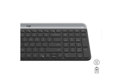 LGN Logitech MK470 Wireless Slim Desktopset US Layout