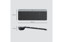 LGN Logitech MK470 Wireless Slim Desktopset US Layout