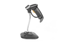 DIGITUS Barcode Handscanner 1D/2D Kabel QR-Code grau