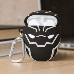 ThumbsUp! PowerSquad AirPods Case Black Panther 3D-Silikon