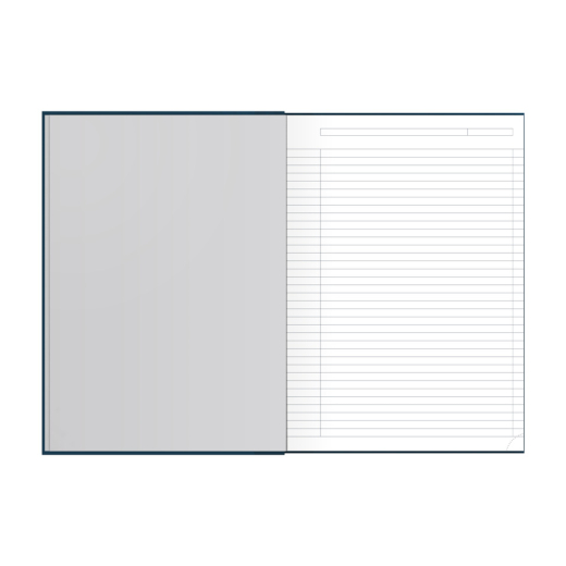 Office Notizbuch - A4, liniert, blau