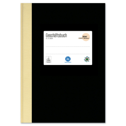 Geschäftsbuch - A5, 96 Blatt, 80g/qm, 10 mm liniert