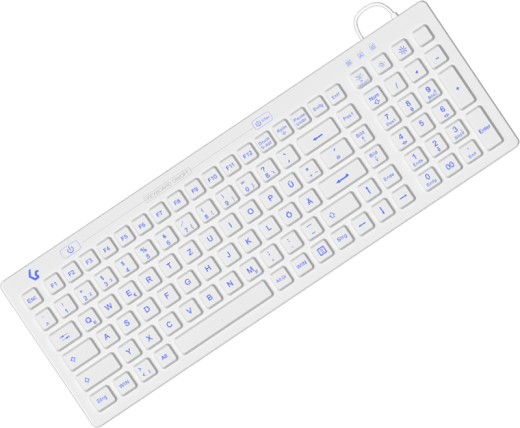 KeySonic Industrie-TAS, Silikon,IP68,WH, KSK-6031INEL-WH(DE)
