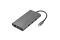 Logilink Dockingstation USB 3.2 Gen1,USB-C, 10-Port,PD,silb.