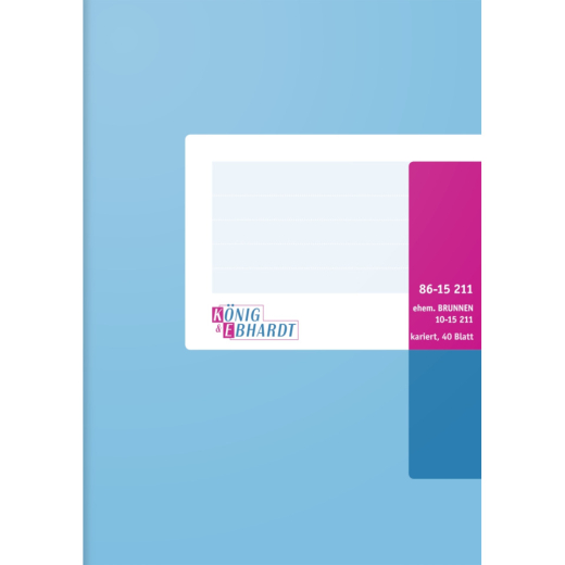 Geschäftsbuch - A5, kariert, 40 Blatt