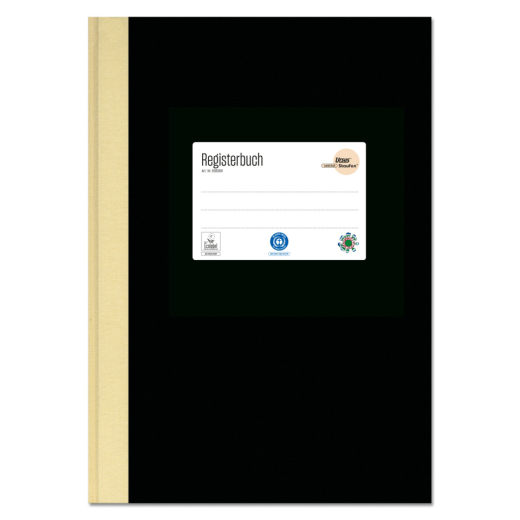 Registerbuch - A4, 96 Blatt, 80 g/qm, 9 mm liniert