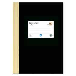 Registerbuch - A4, 96 Blatt, 80 g/qm, 9 mm liniert