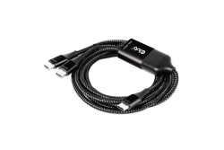 Club3D Ladekabel USB Typ C > 2x Typ C 1,83m 100W St/St retail
