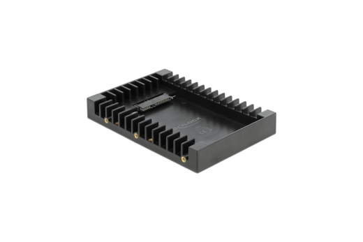 DELOCK 3.5 Einbaurahmen für 2.5 SATA Laufwerk schwarz