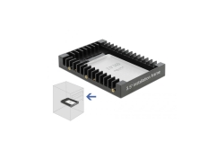 DELOCK 3.5 Einbaurahmen für 2.5 SATA Laufwerk schwarz