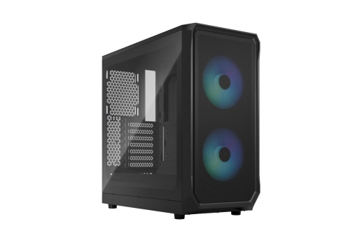FRACTAL DESIGN Geh Focus 2 RGB Black TG Clear Tint