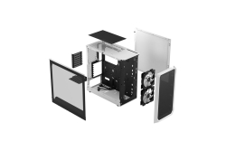 FRACTAL DESIGN Geh Focus 2 RGB White TG Clear Tint