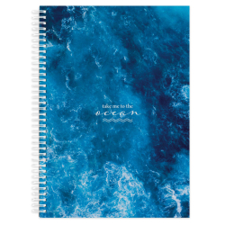 Spiral-Notizbuch Ocean, A4, 70g/m², 100 Blatt, 4...