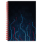 Spiral-Notizbuch Network, A4, 70g/m², 100 Blatt, 4 Lineaturen, sortiert