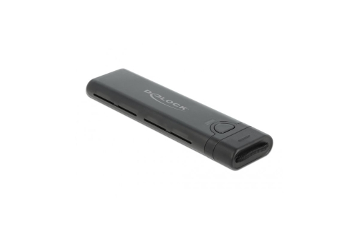 DELOCK Ext Gehäuse USB Type-C M.2 NVMe PCIe oder SATA SSD