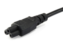 Equip Stromkabel CEE 7/7 ->C5 St/Bu schwarz 3.00m PVC Polybeutel